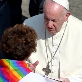 papa francesco incontra mamma lgbt